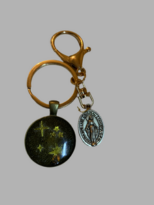 Starlit Miracles Keychain