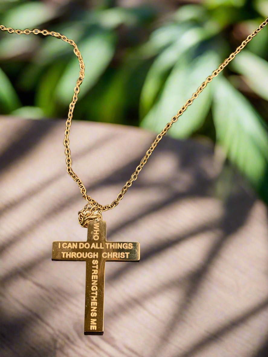Gold Cross Necklace