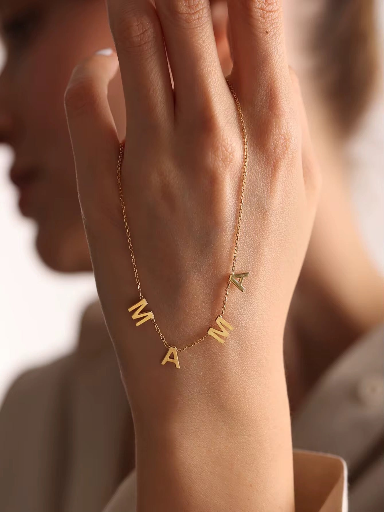 MAMA Gold Necklace