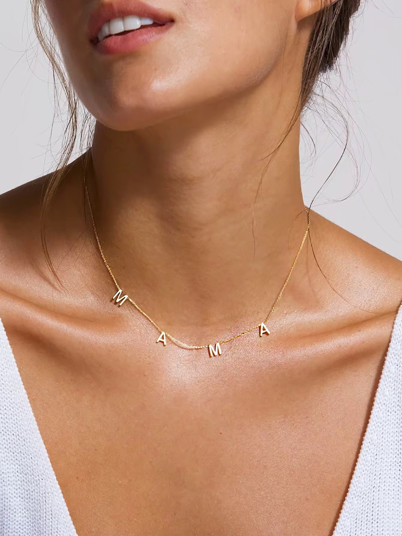 MAMA Gold Necklace