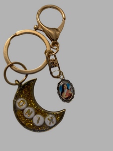Little Flower Kindness Keychain – St. Thérèse Medal
