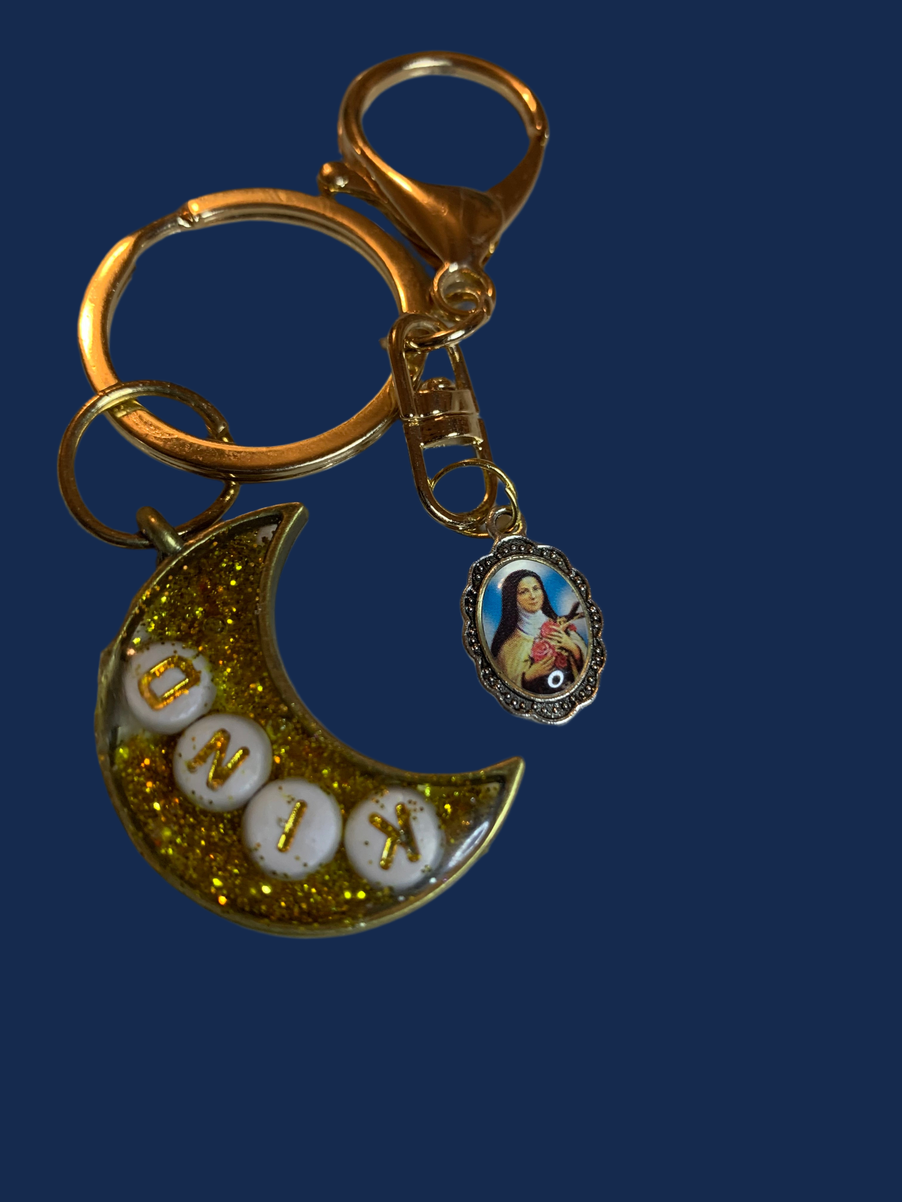 Little Flower Kindness Keychain – St. Thérèse Medal