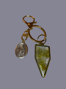 Holy Family Blessing Keychain