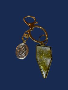 Holy Family Blessing Keychain