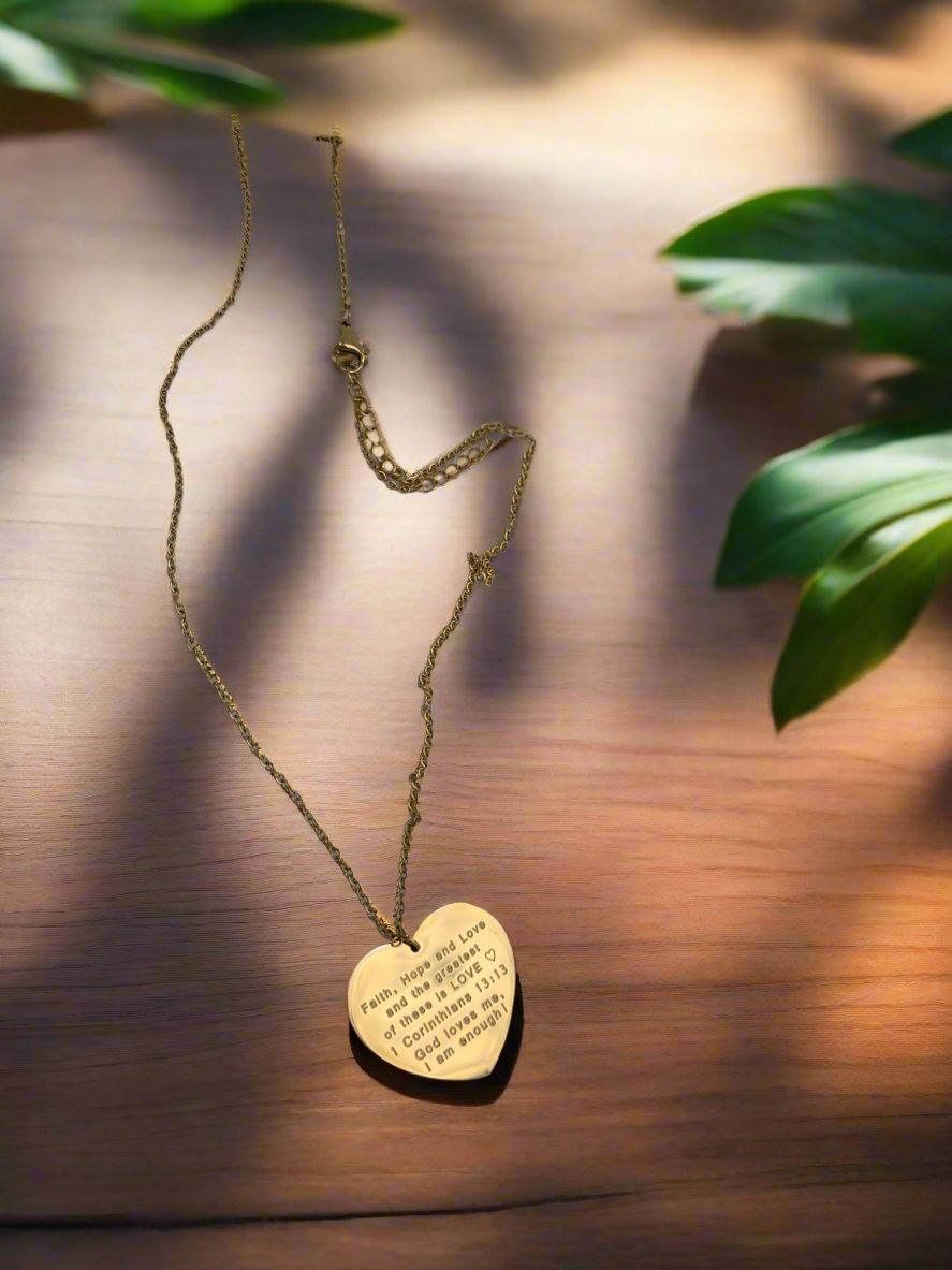 Faith, Hope & Love Necklace
