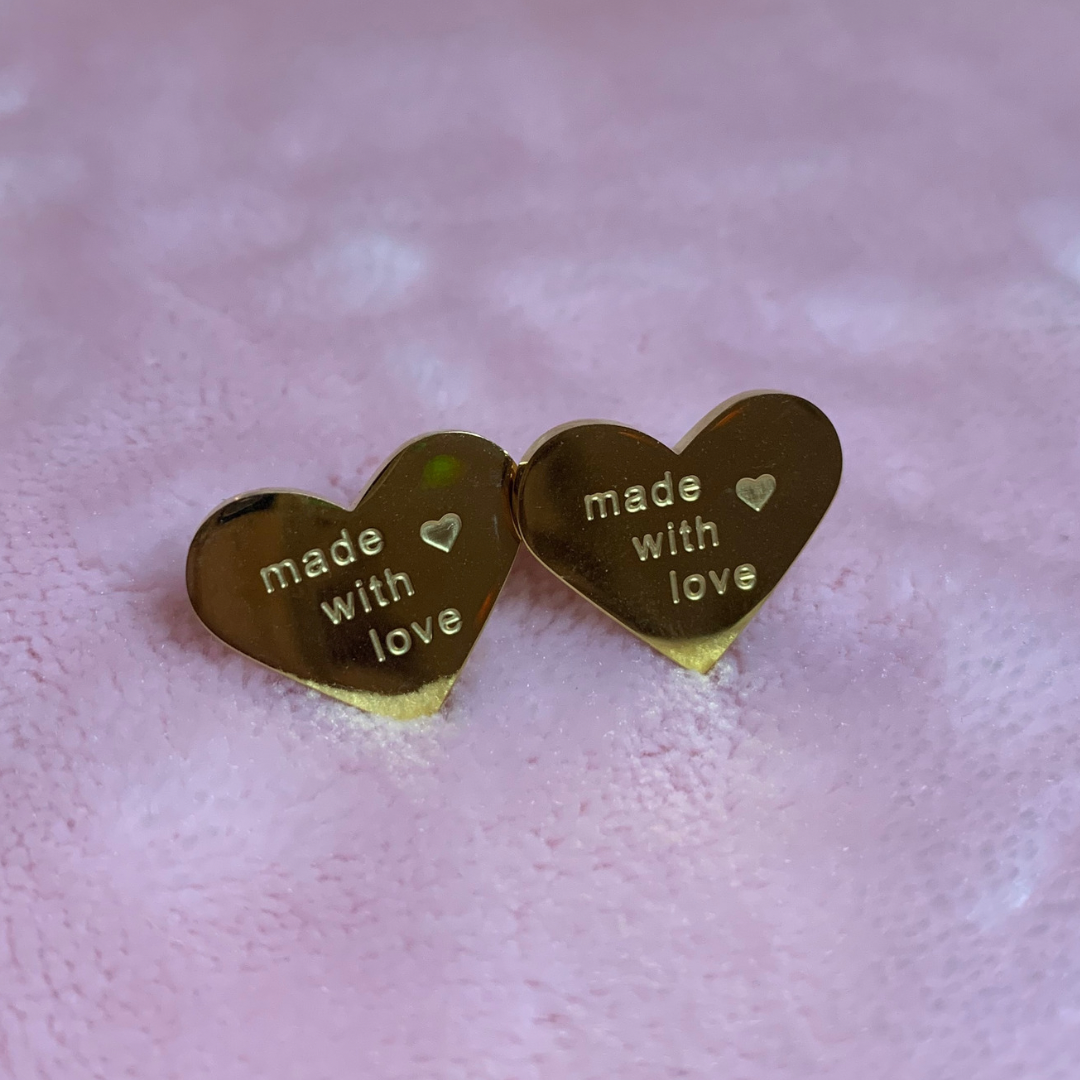 Made with Love Gold Earrings