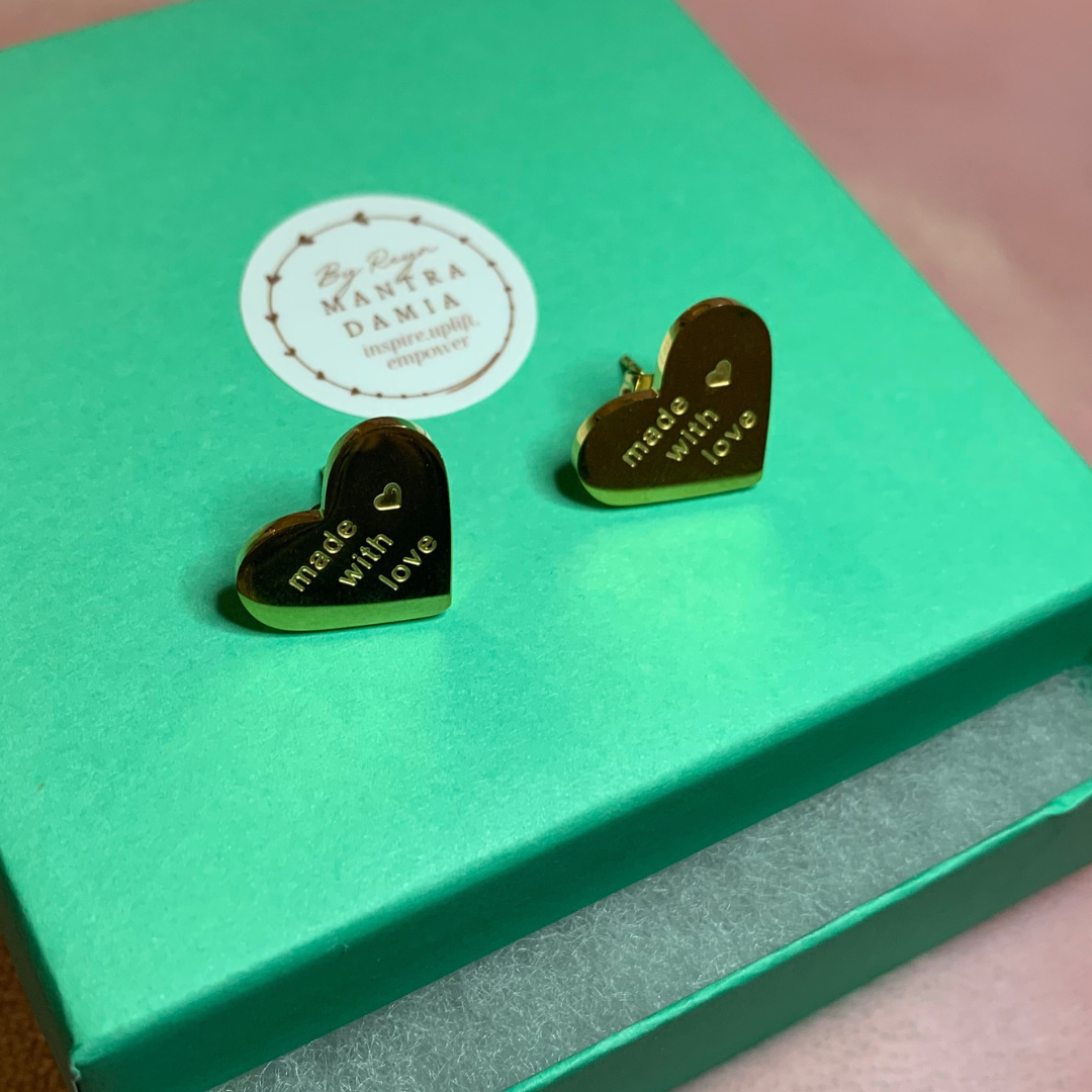 Made with Love Gold Earrings