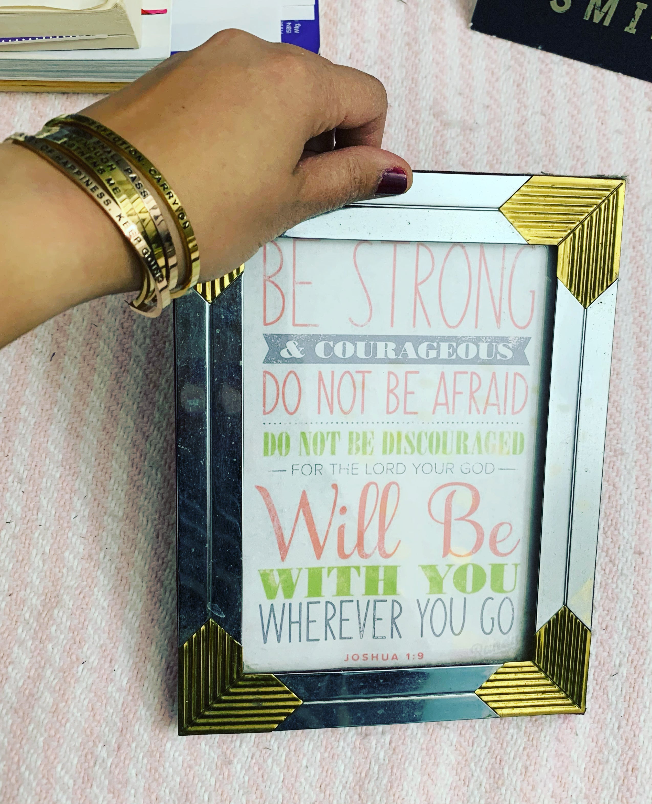 Progress not Perfection ,  on Mantra Cuff