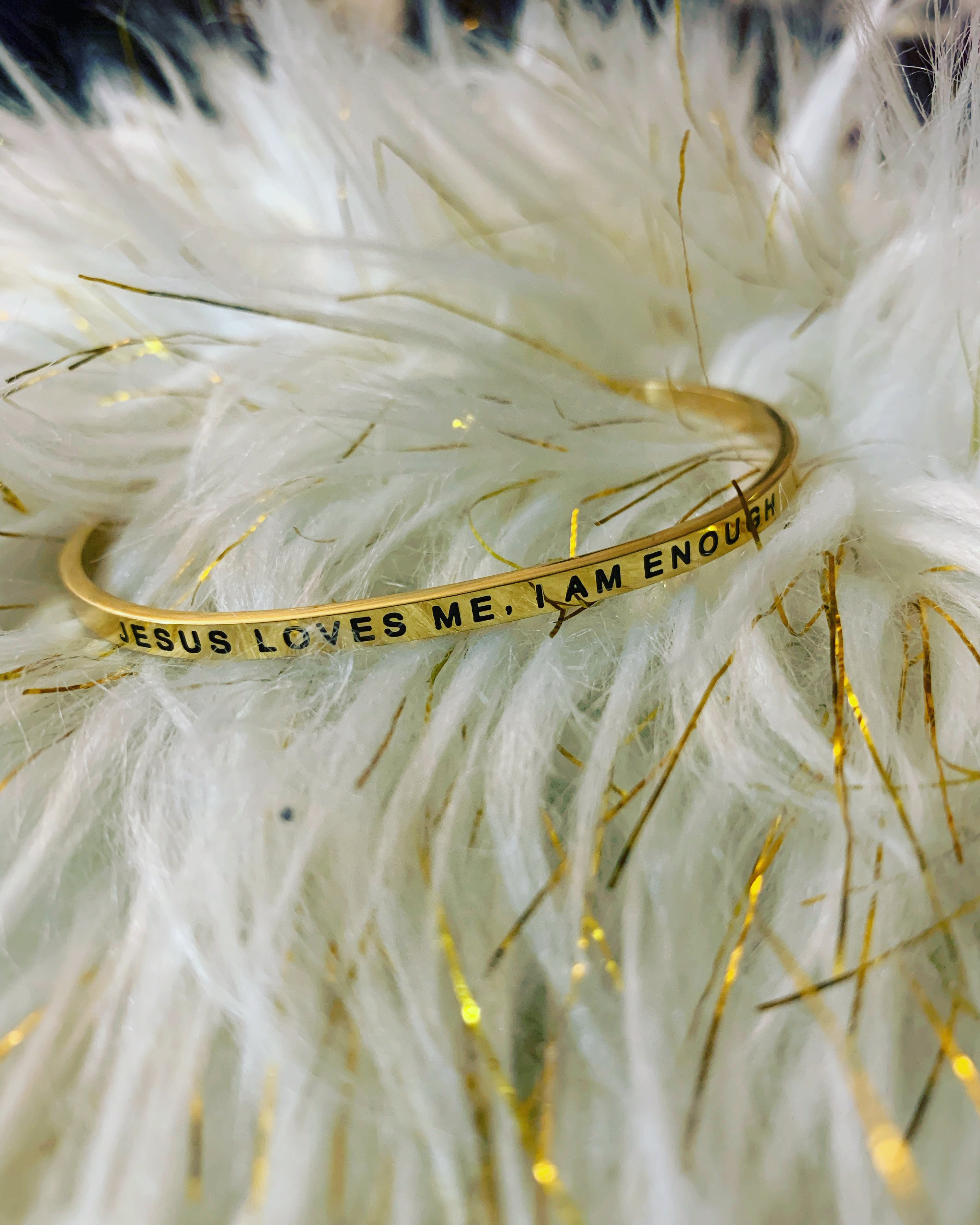 Jesus loves me , I am enough
