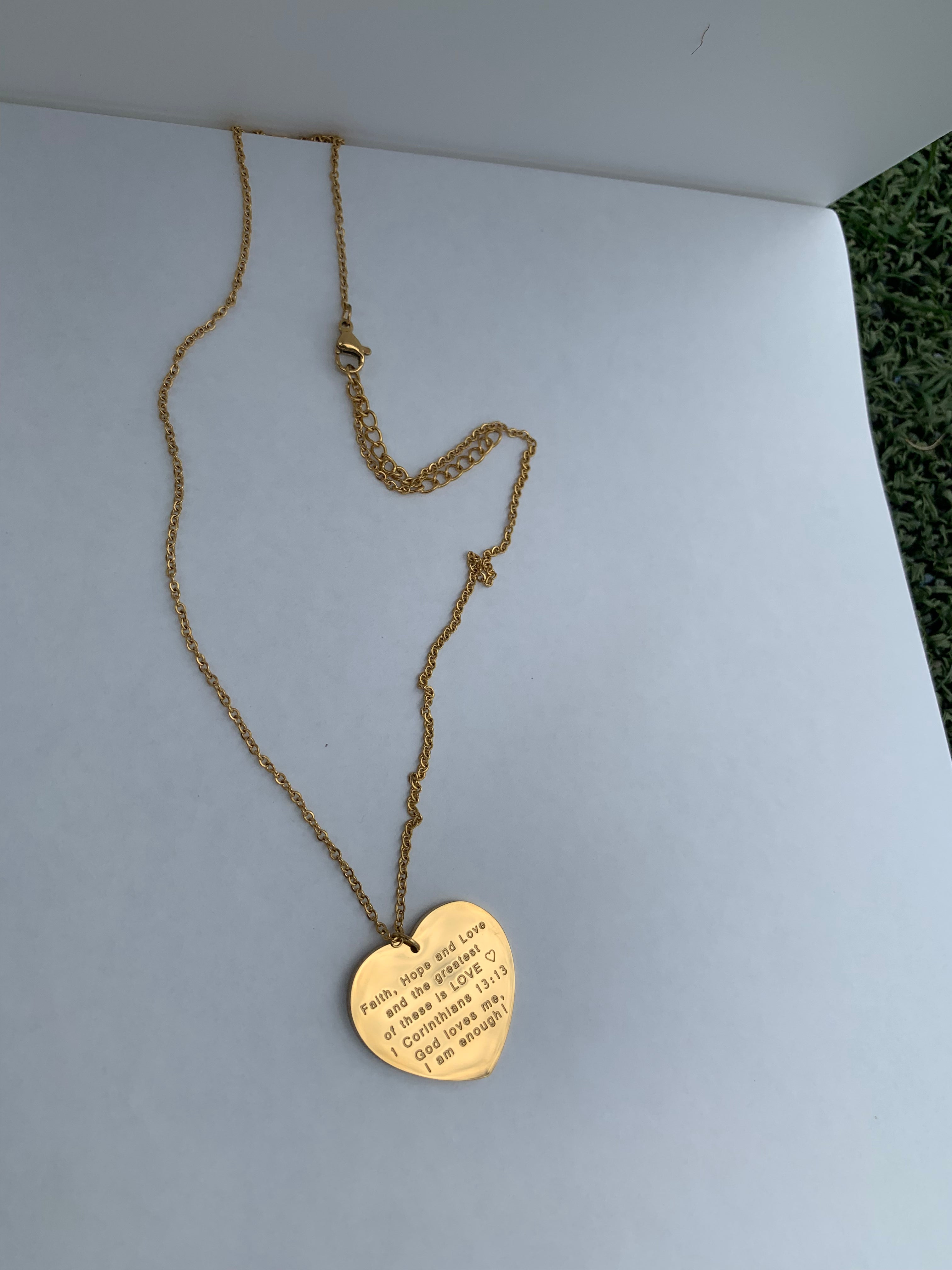 Faith, Hope & Love Necklace