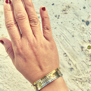 God loves Me, I am Enough Mantra Cuff