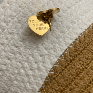 Follow Your Heart Earrings - Available in Gold