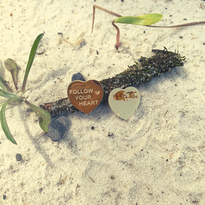 Follow Your Heart Earrings - Available in Gold